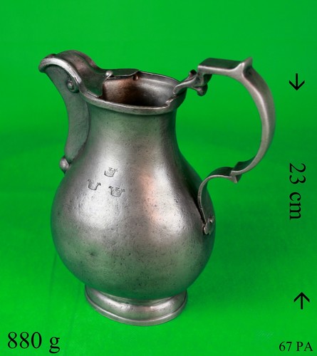Zinn krug gepunzt aus 1773 - gepunzt,
