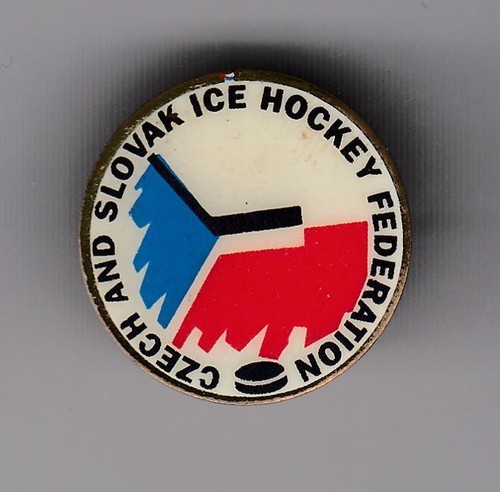 Eishockey pin tscheschien und - eishockey,