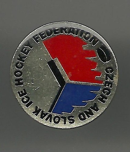 Eishockey pin tscheschien und - eishockey,